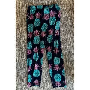 Thalia Pineapple leggings.  Girls Size 6/7